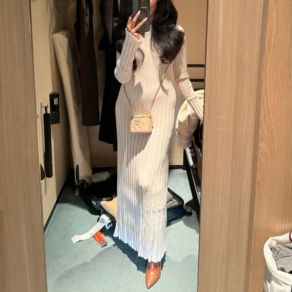 DISSH ADA STONE LONG SLEEVE MIDI size XS